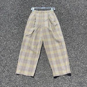 Urban outfitters plaid wide leg pants